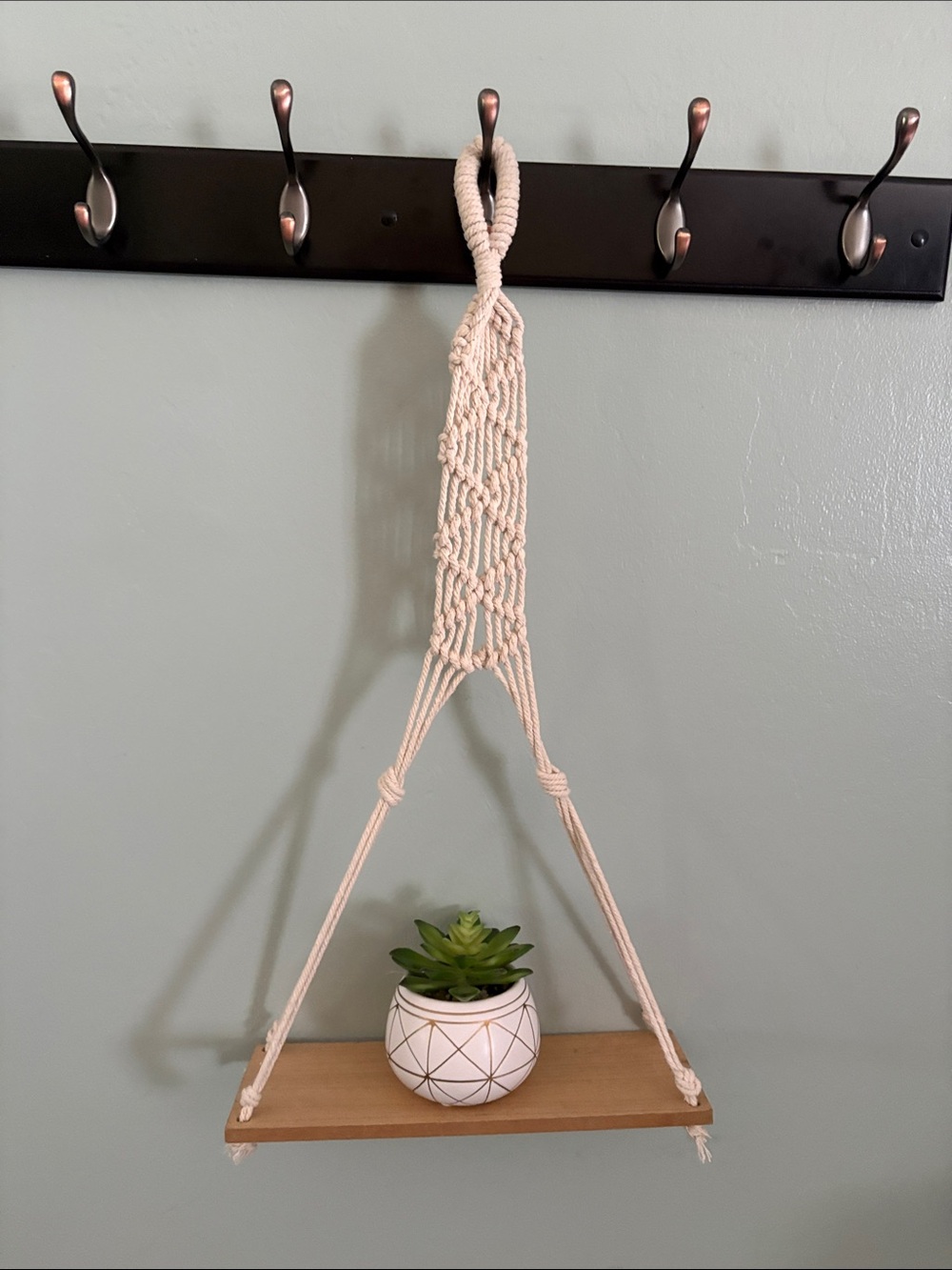 Macrame Hanging Shelf